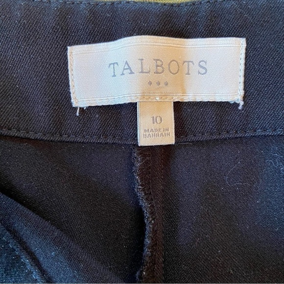 Talbots size 10 Heritage slacks with permanent creases for no ironing. Quality. - Picture 2 of 8